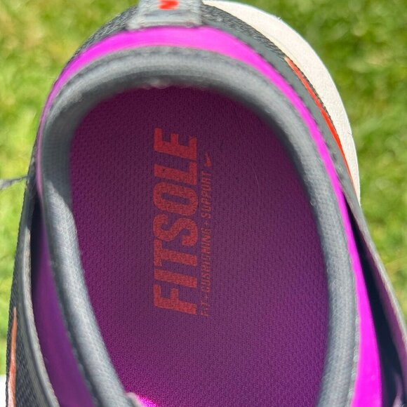 Nike Sneaker Women's Size 8 Pink Black Multicolor Fitsole Training Flex Adapt - Picture 6 of 10